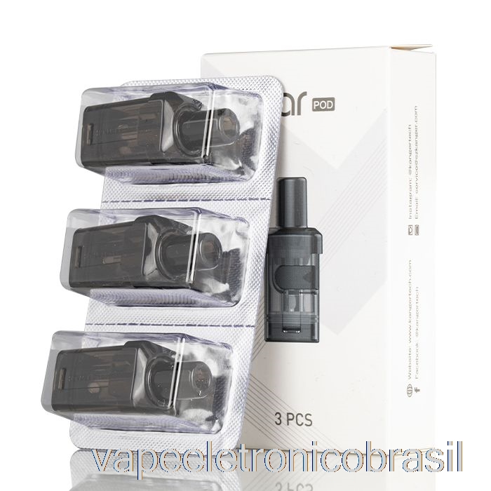 Vape Recarregável Kanger Ibar Pods De Substituição 1.2ohm Ka Pods De Substituição